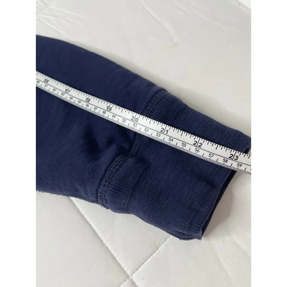 Polo Ralph Lauren Men’s Large Navy Blue Fleece Crewneck Sweatshirt Pony Logo